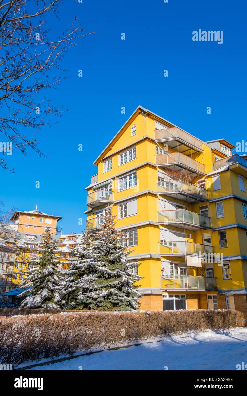 Areal Hvezda Petriny, Petriny housing estate, Veleslavin, Prague, Czech Republic Stock Photo