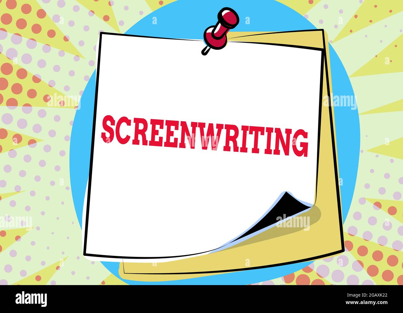 Inspiration showing sign Screenwriting. Concept meaning the art and