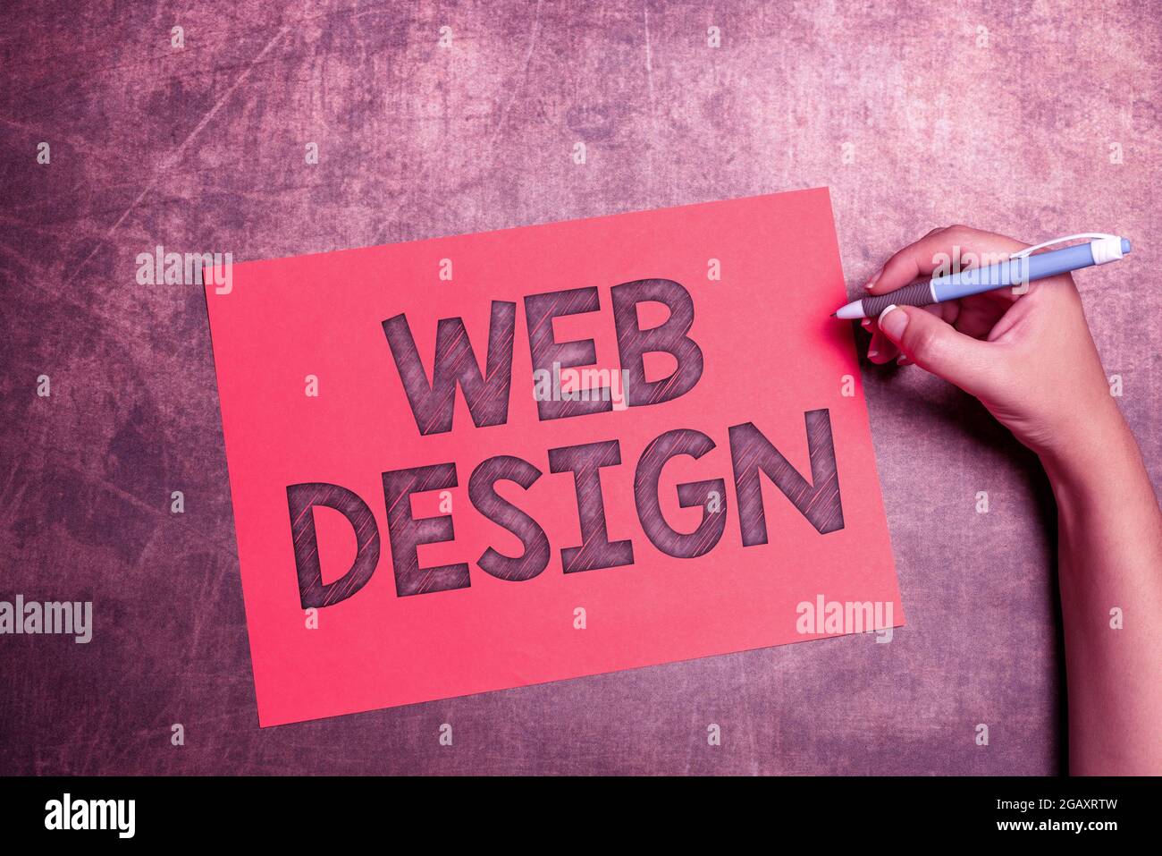 Inspiration showing sign Web Design. Business idea website creation which includes layout, content, and graphics Writing Important Notes Drawing New Stock Photo