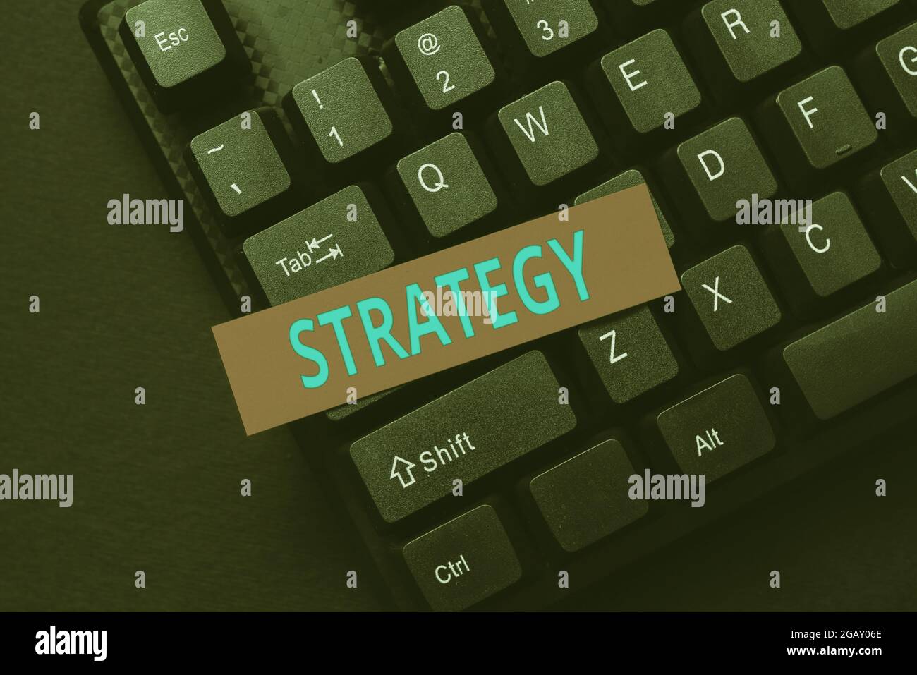 Text showing inspiration Strategy. Business approach action plan or  strategy designed to achieve an overall goal Inputting Important  Informations Stock Photo - Alamy