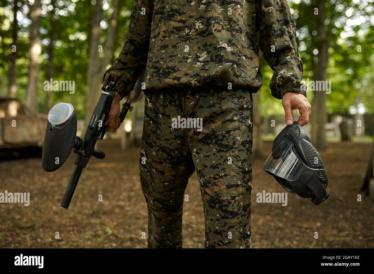 Paintball gun hires stock photography and images Alamy