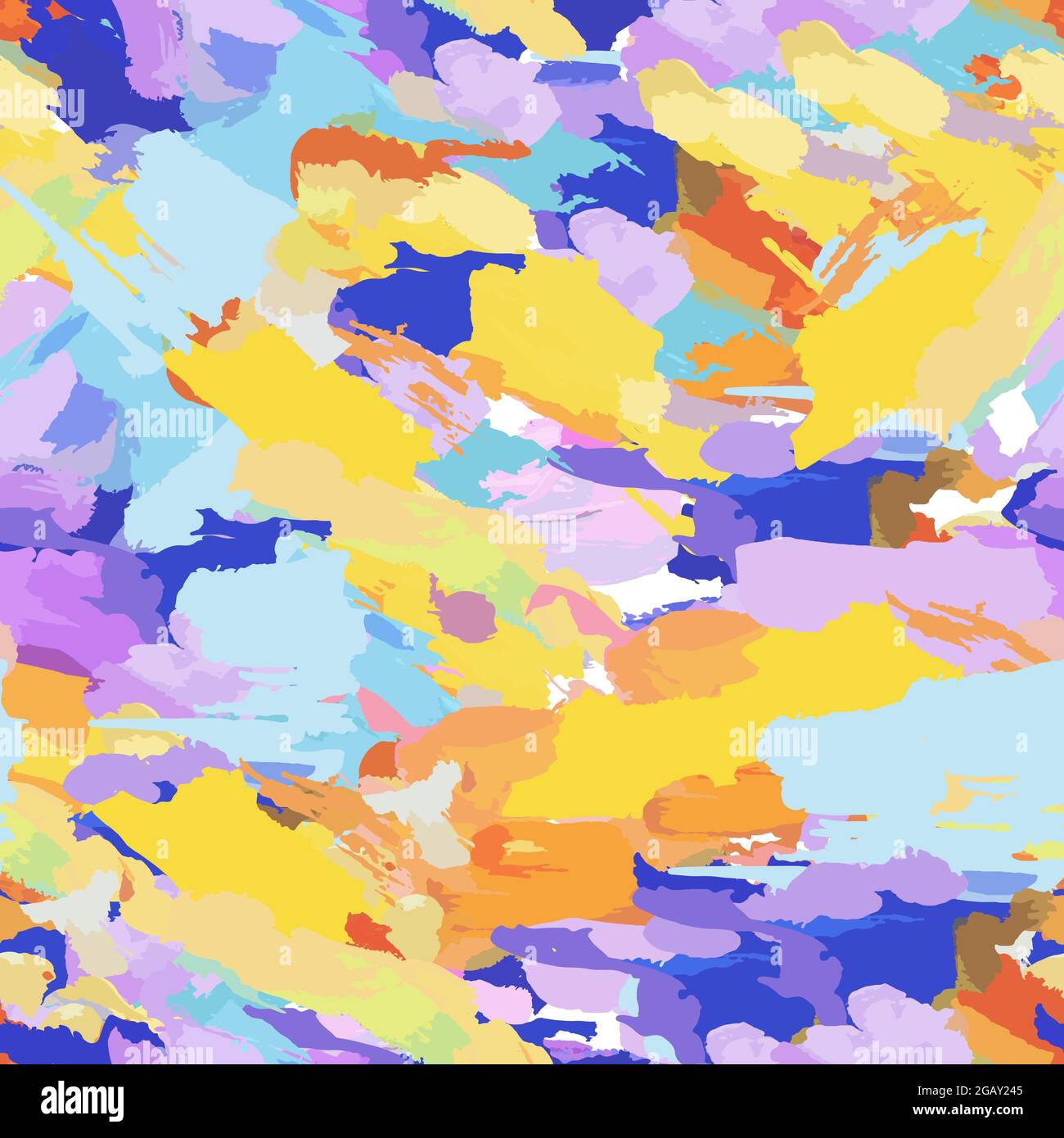 abstract pattern, sunset clouds painted with paint Stock Vector