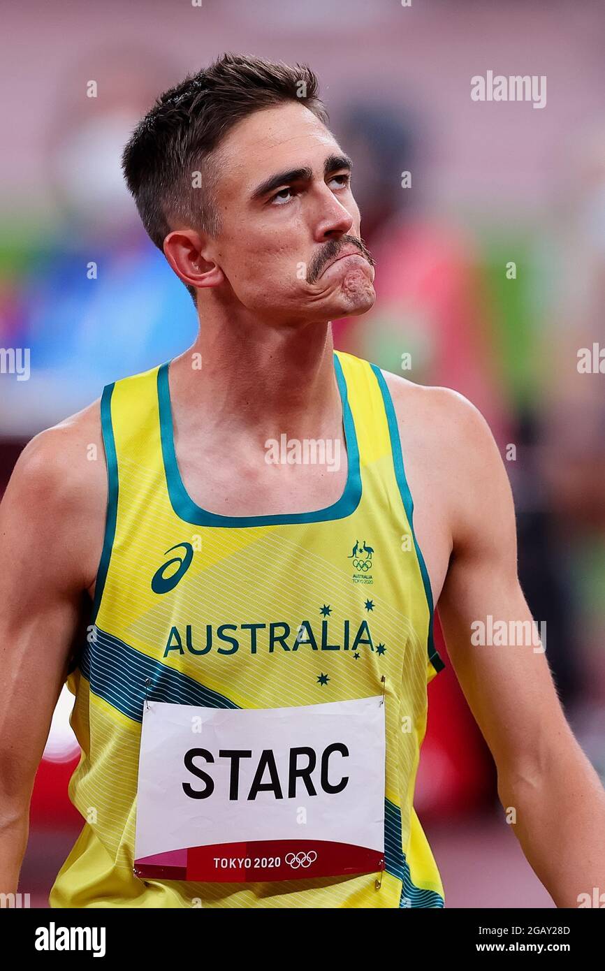 Tokyo, Japan, 1 August, 2021. Brandon Starc of Team Australia