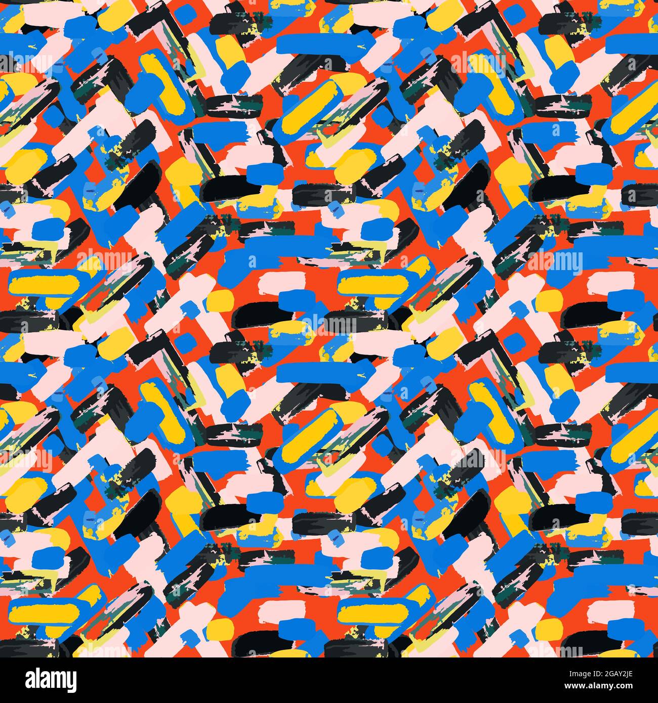 Bright colorful grunge graffiti pattern Stock Vector