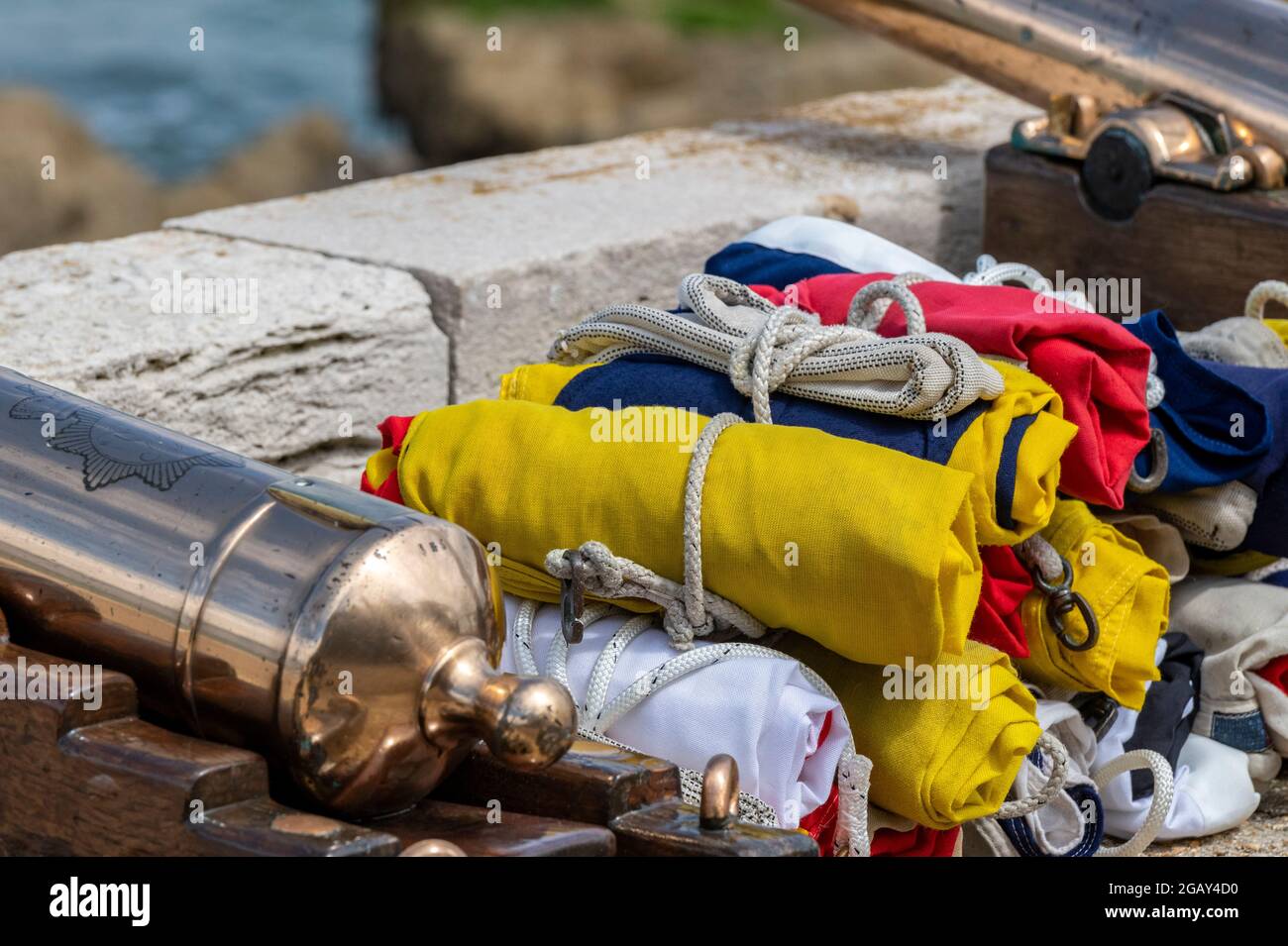 cowes week, signalling flags, isle of wight, yachting regatta, sailing