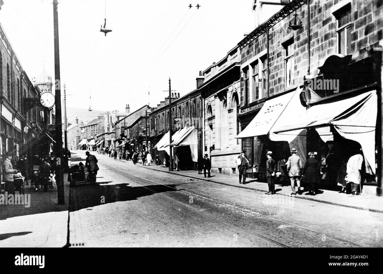 Bank Street, Rawtenstall, early 1900s Stock Photo Alamy