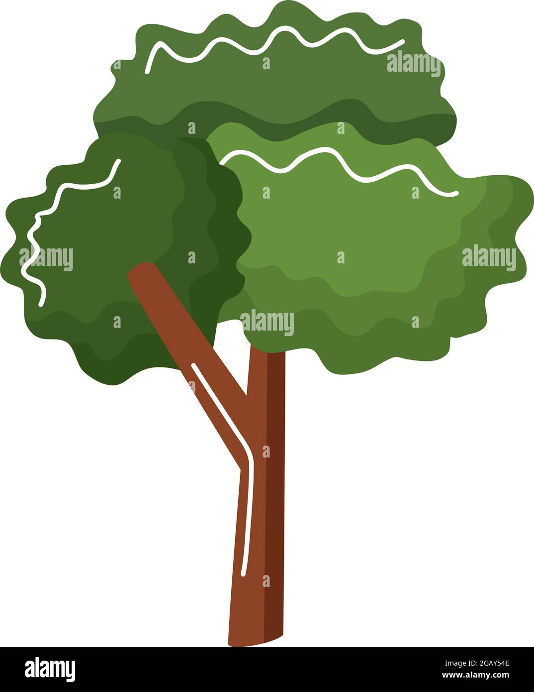 tree forest plant nature icon Stock Vector Image & Art - Alamy