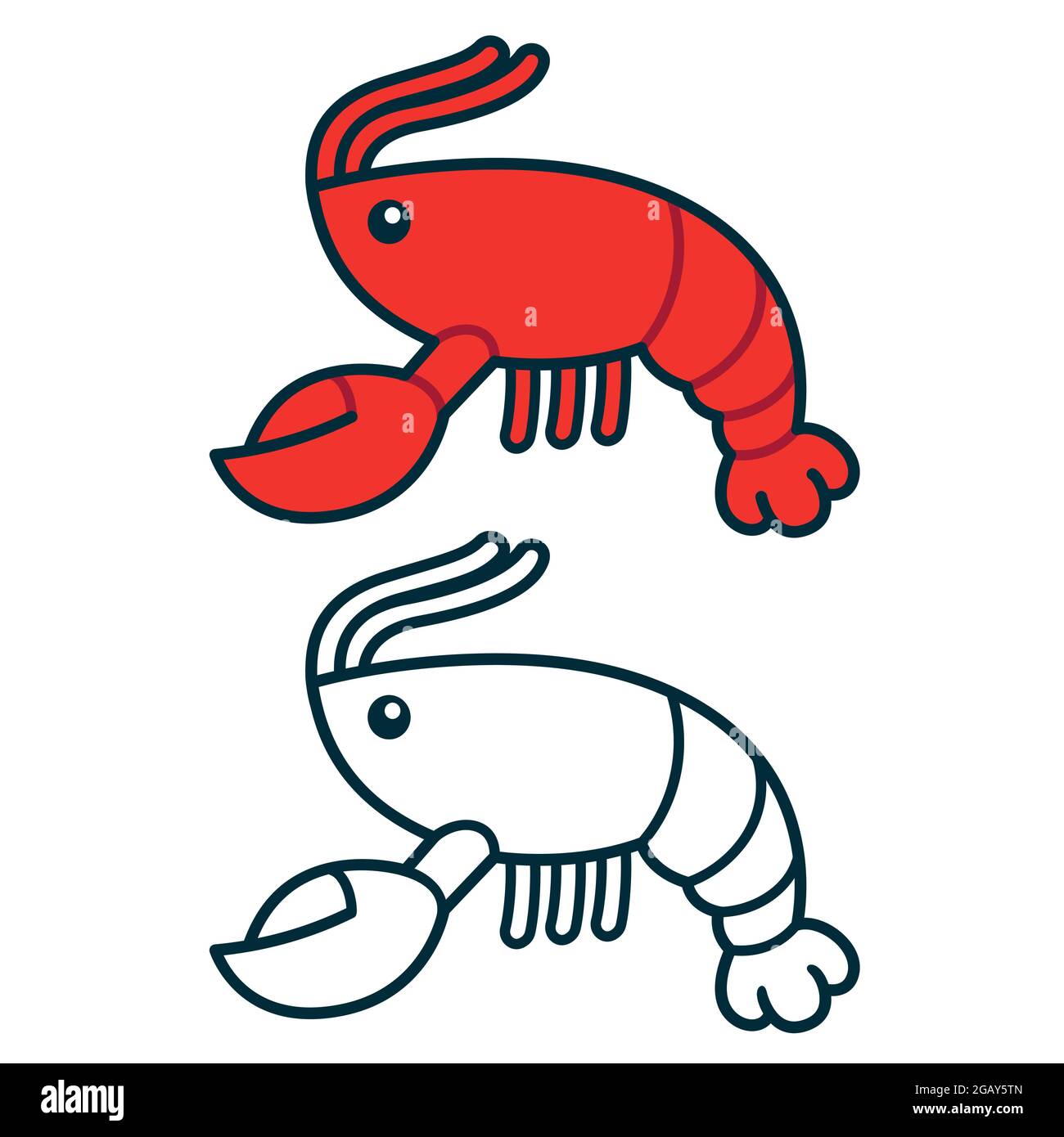 How To Draw Lobster Simple Tutorial