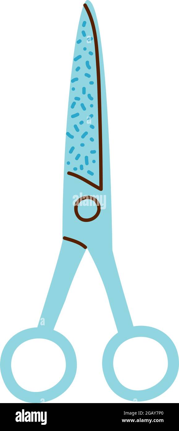 scissors metal supply isolated icon Stock Vector Image & Art - Alamy