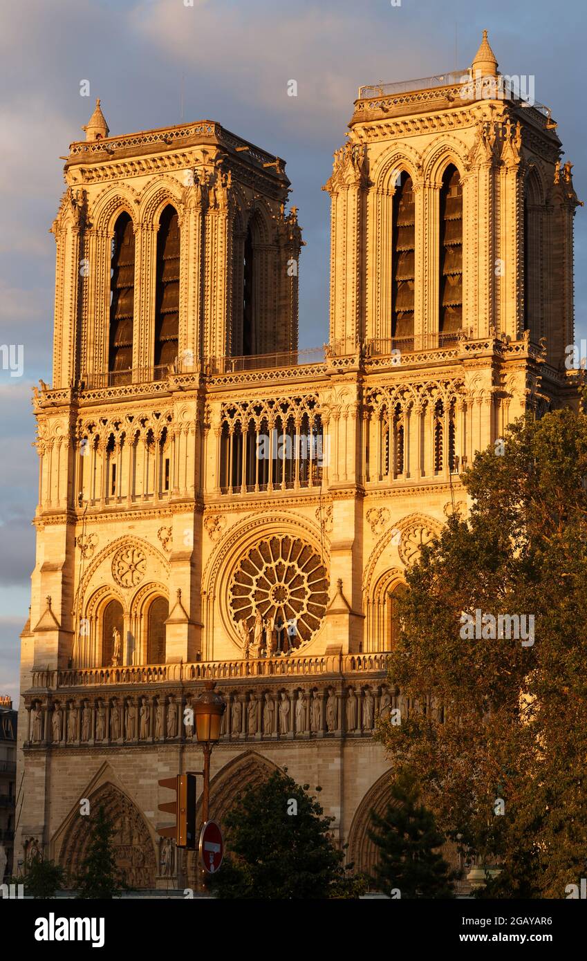 The Notre Dame is historic Catholic cathedral, one of the most visited  monuments in Paris Stock Photo - Alamy