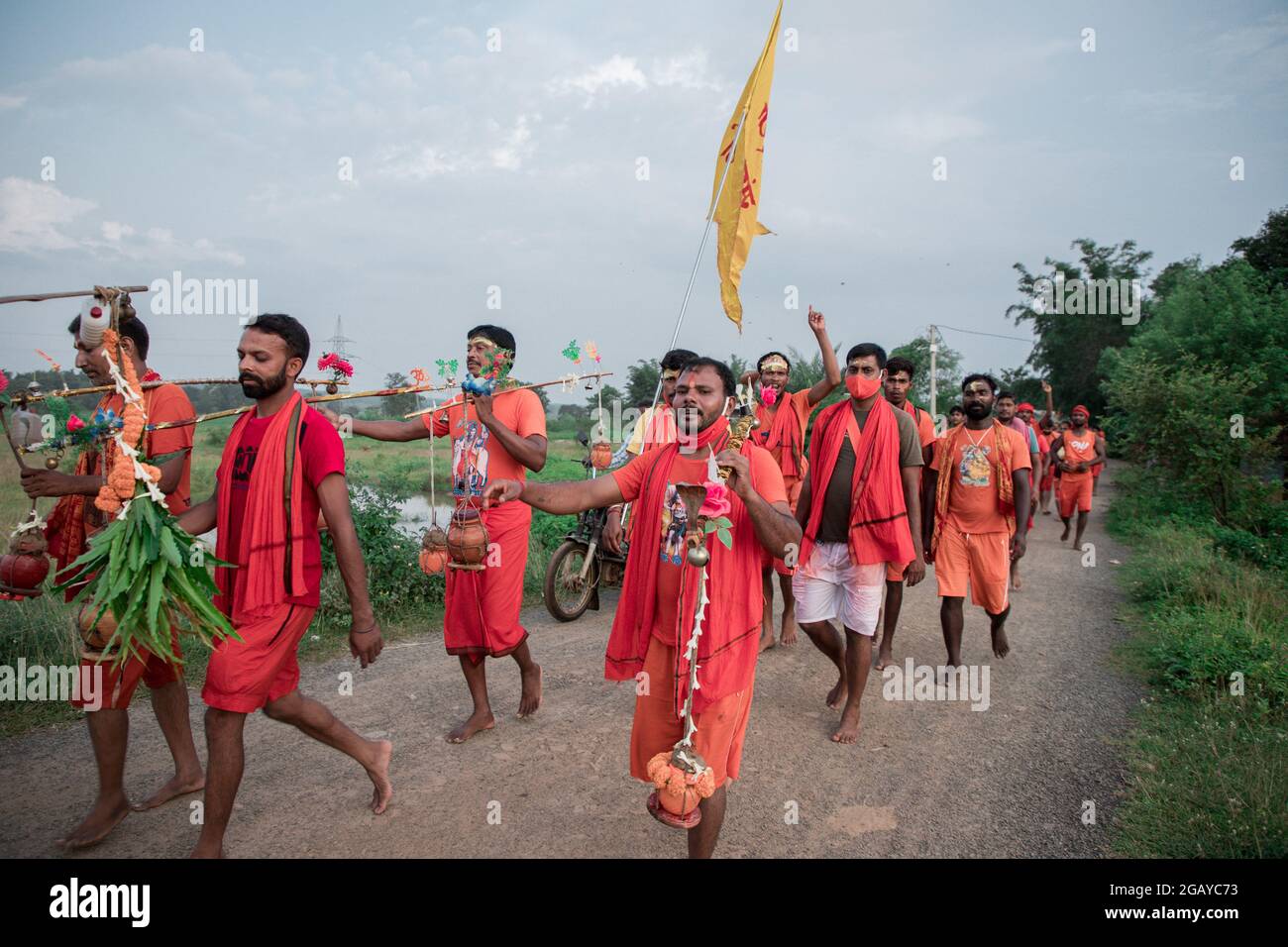 India. 01st Aug, 2021. Kanwar Yatra is widely popular in the ...