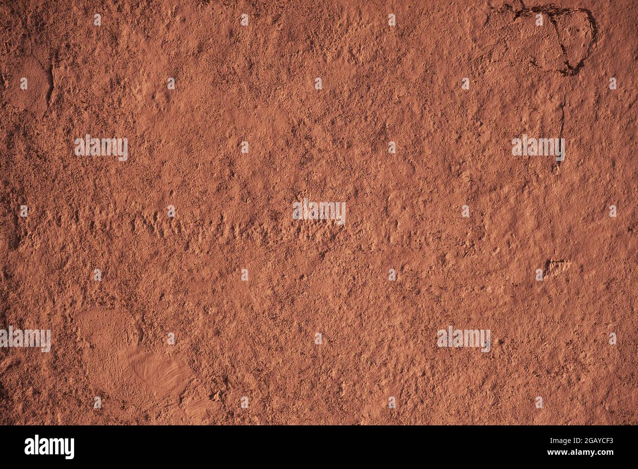 Terracotta Colored Wall Grunge Background Or Texture Stock Photo Alamy