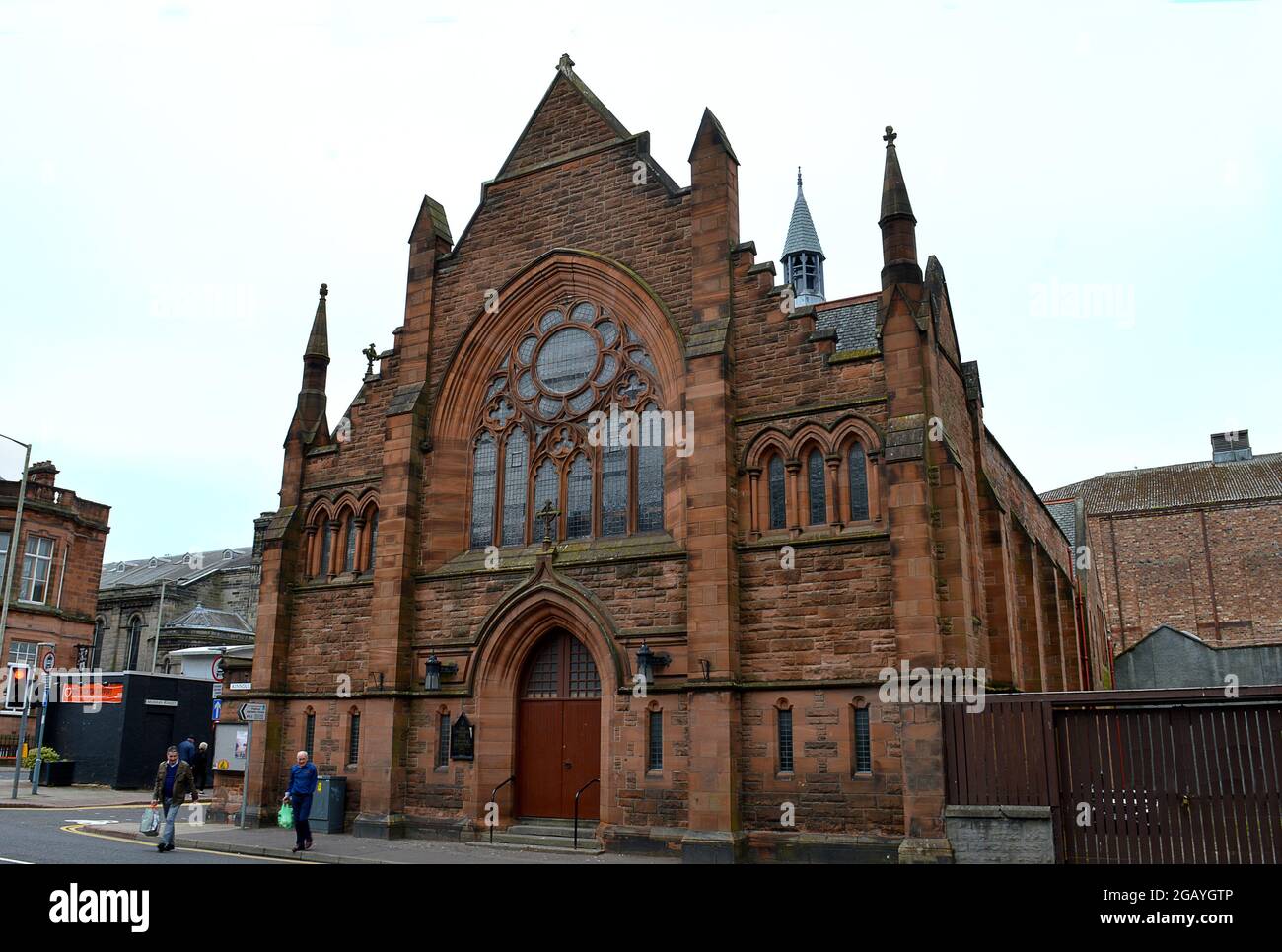 PERTH, SCOTLAND - 25 JUNE 2021: The city's Congregational Church ...