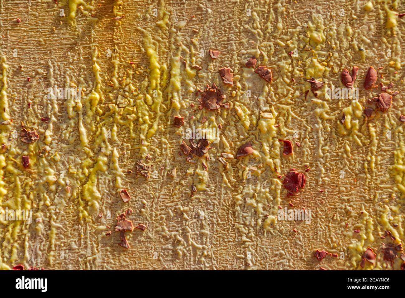Background from different paints on the wall. Stock Photo