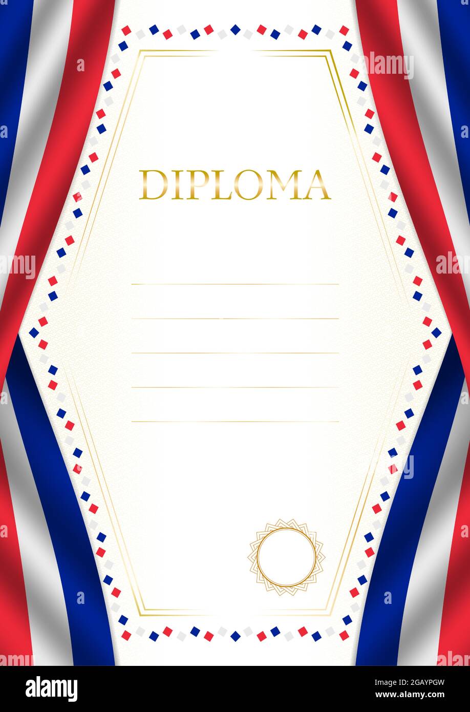 vertical-frame-and-border-with-france-flag-template-elements-for-your-certificate-and-diploma-vector-stock-vector-image-art-alamy for Free Printable American Flag Certificate Template Vertical frame and border with France flag, template elements for your certificate and diploma. Vector Stock Vector Image & Art - Alamy for Free Printable American Flag Certificate Template