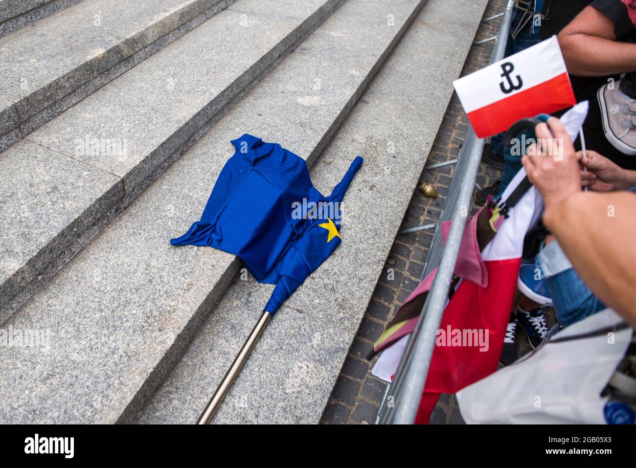 Wroclaw, Poland. 1st May, 2016. Arm band of ONR (National Radical Camp  Stock Photo - Alamy