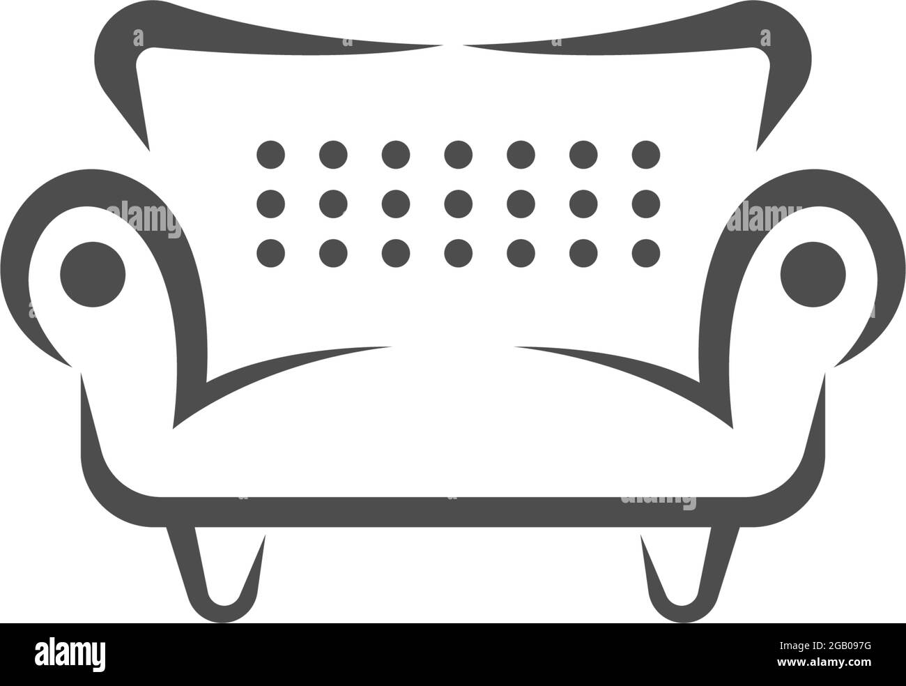 Furniture logo icon vector flat design template Stock Vector Image ...