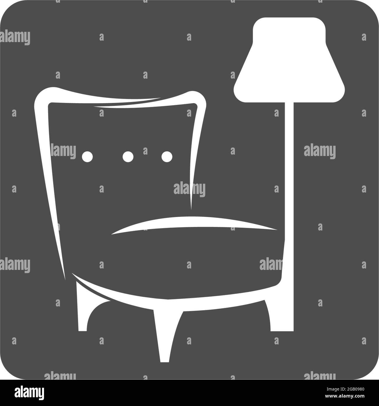 Furniture logo icon vector flat design template Stock Vector Image ...