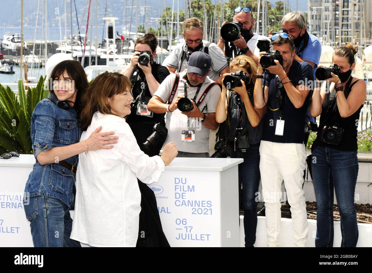 Charlotte Gainsbourg and Jane Birkin attend the "Jane by Charlotte