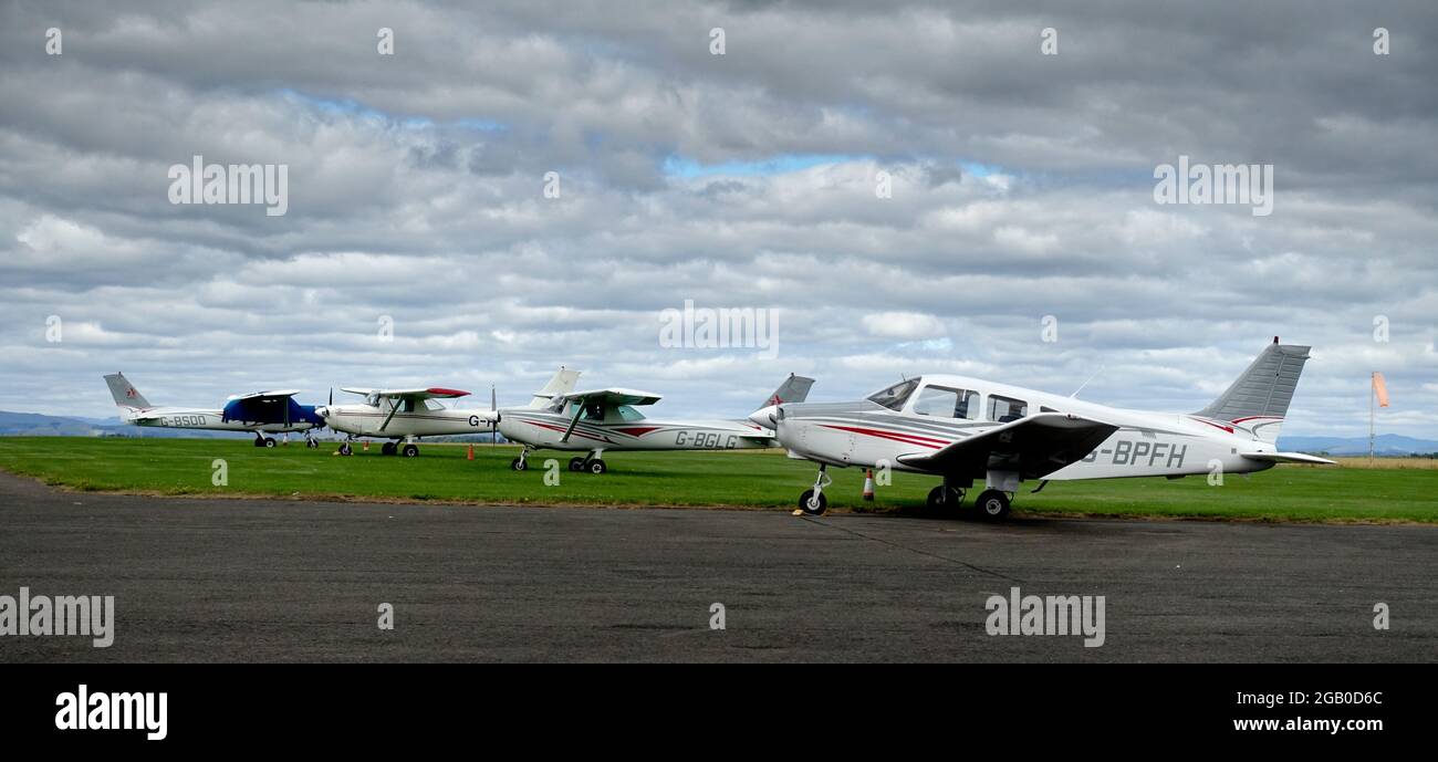 Flying Lessons at Perth Airport Stock Photo