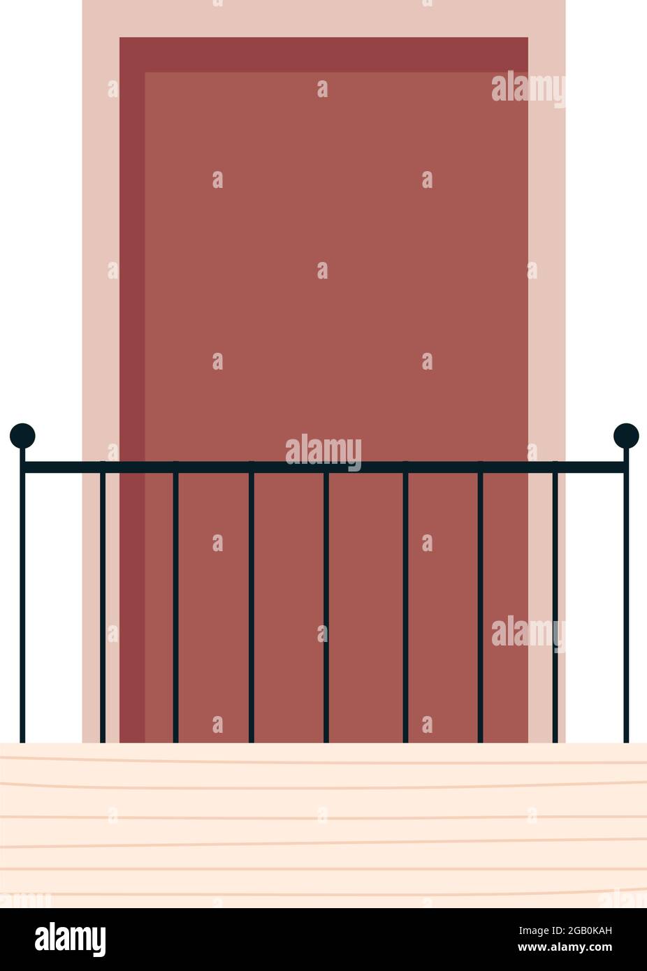 Arched balcony Cut Out Stock Images & Pictures Alamy