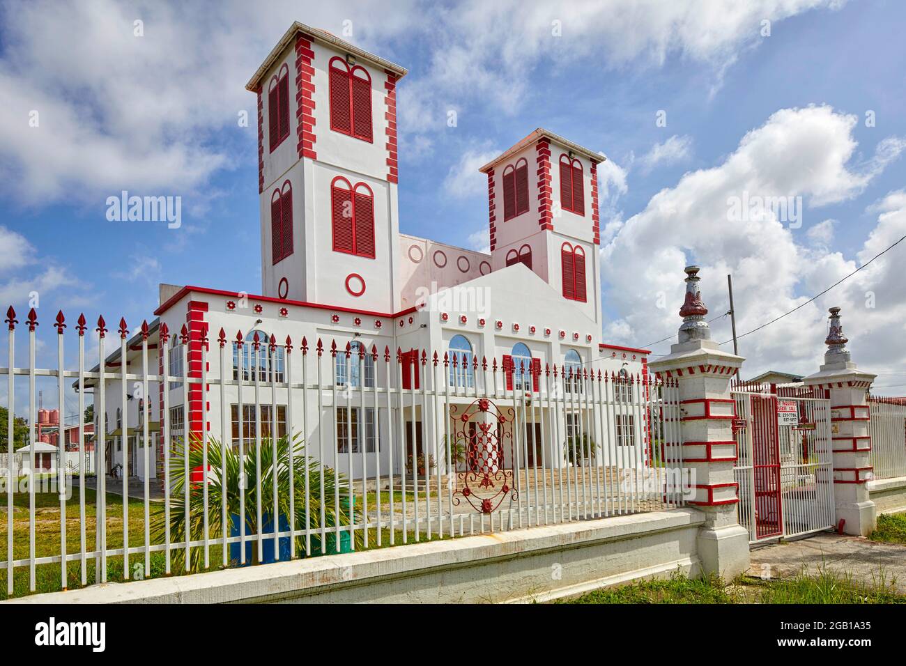 Sacred Heart Roman Catholic Church on High Street in Georgetown Guyana South America Stock Photo
