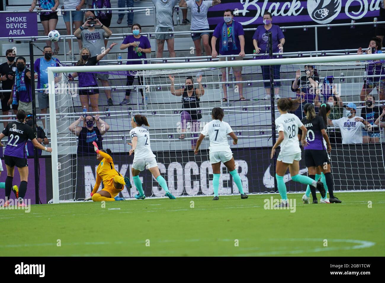 Orlando, Florida, USA, May 30, 2021, Kansas City face the Orlando Pride
