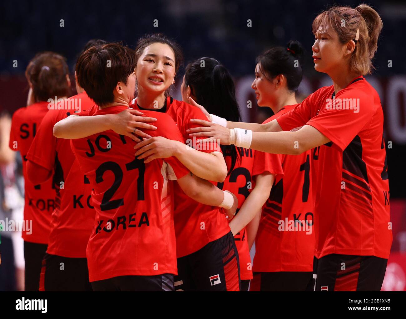 Tokyo 2020 Olympics - Handball - Women - Group A - South Korea v Angola -  Yoyogi National Stadium - Tokyo, Japan -