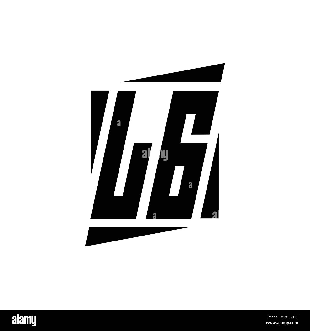 LG Logo monogram with modern style concept design template isolated on ...