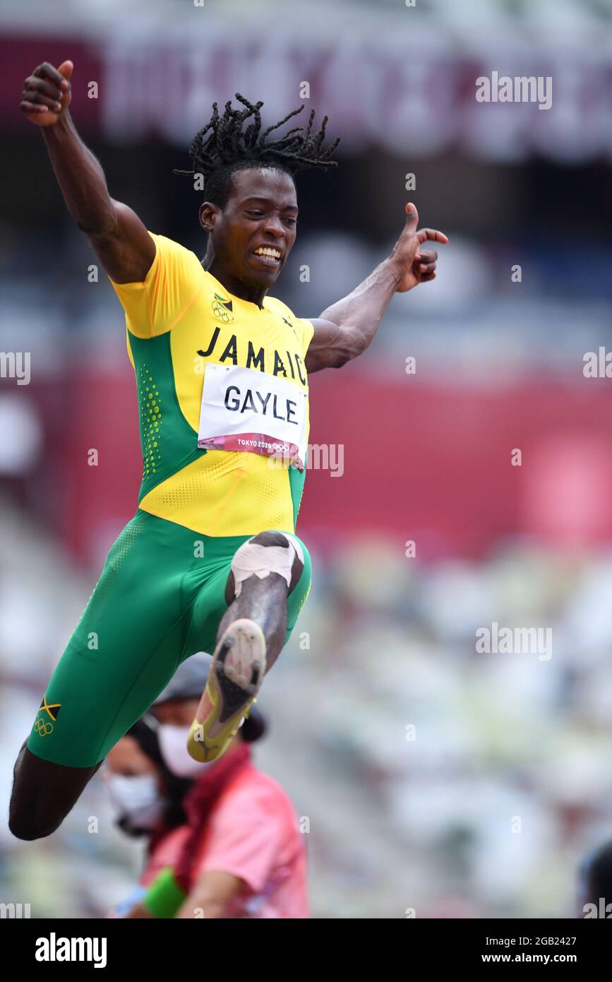 Tokyo, Japan. Credit MATSUO. 2nd Aug, 2021. GAYLE Tajay (JAM) Athletics Men's Long Jump Final
