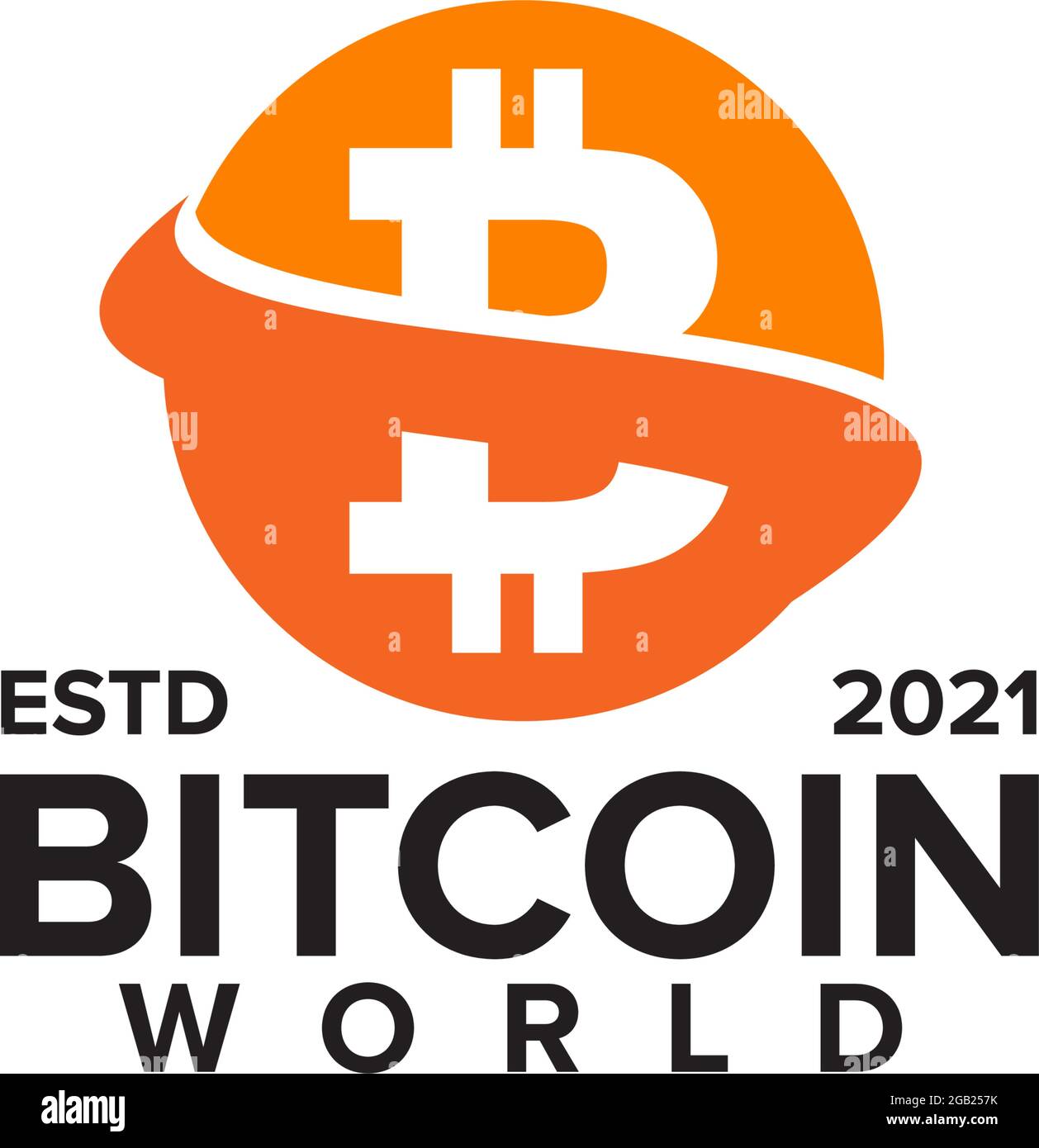 Bitcoin World Logo Design Vector Template Stock Vector Image Art Alamy Bitcoin World Logo Design Vector Template Stock Vector Image Art Alamy