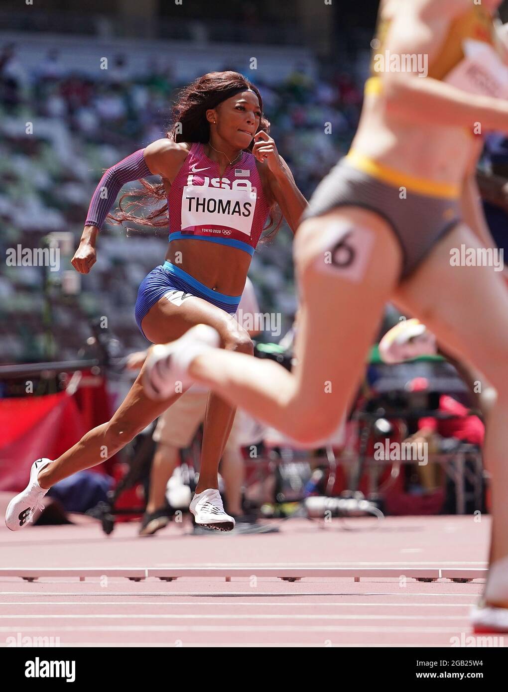 Tokyo, Japan. 2nd Aug, 2021. Gabrielle Thomas of the United States