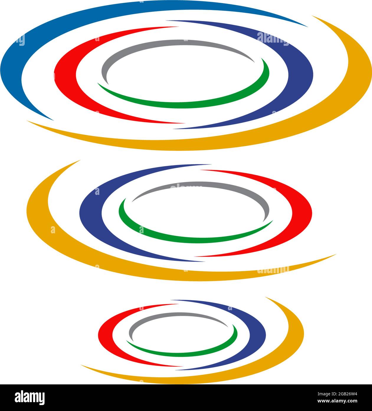 Hurricane icon logo design vector template Stock Vector