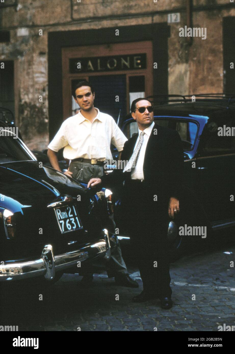 Two men in Rome, 1955 Stock Photo - Alamy