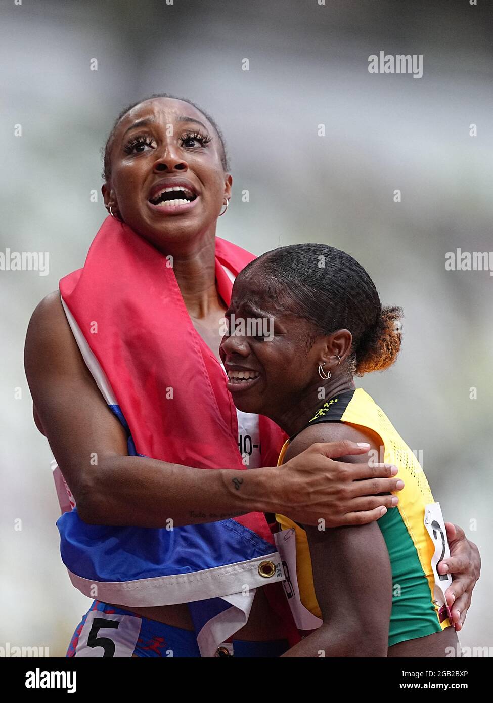 Tokyo, Japan. 02nd Aug, 2021. Athletics Olympics, women, 100 m hurdles, final, at the Olympic