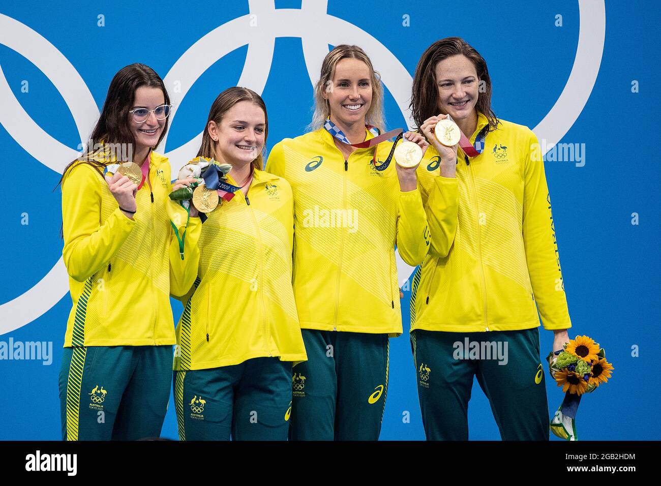 The Australian Relay with Kaylee McKEOWN, Chelsea HODGES, Emma McKEOWN ...