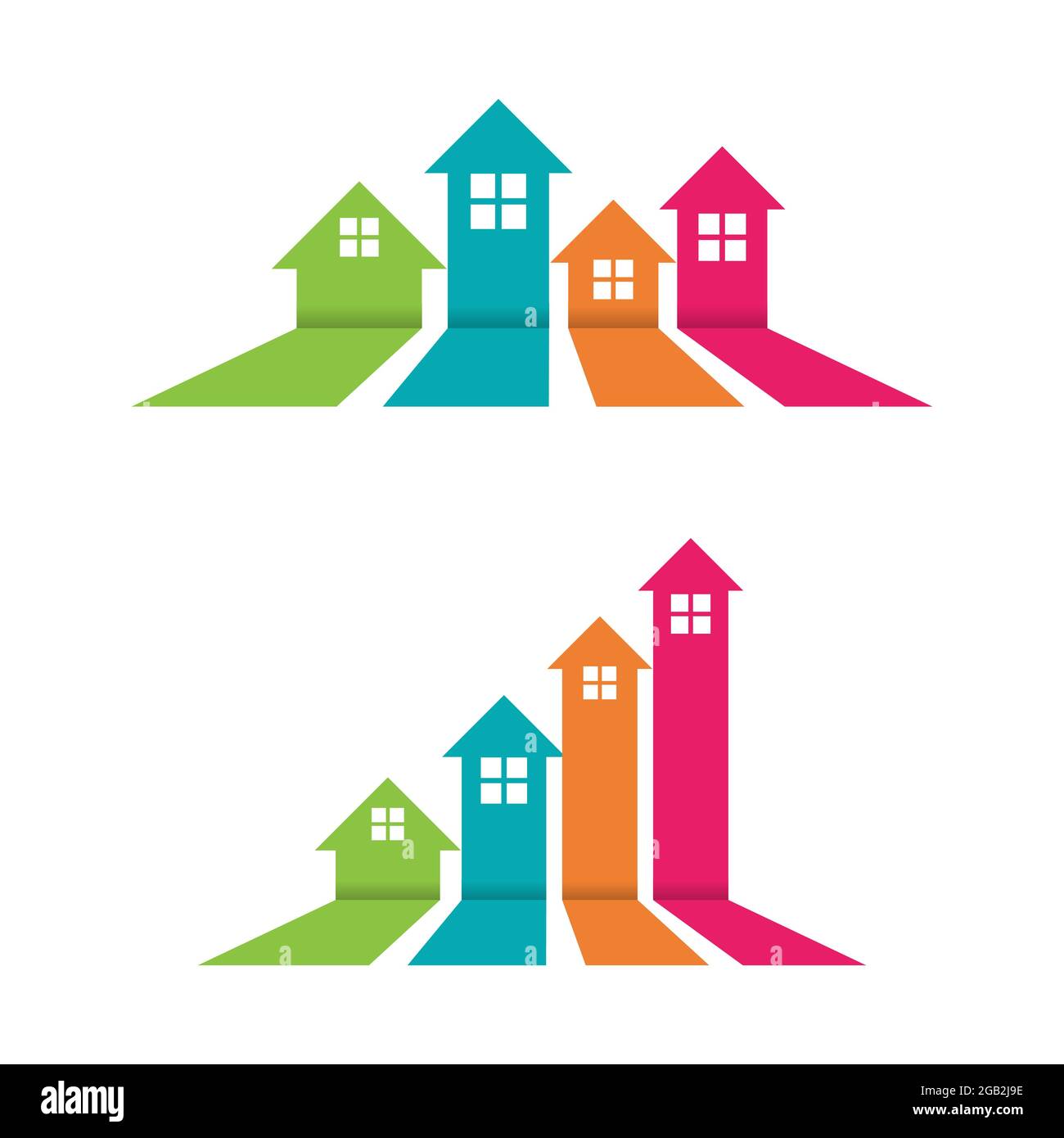Real Estate , Property and Construction Logo design Stock Vector Image ...