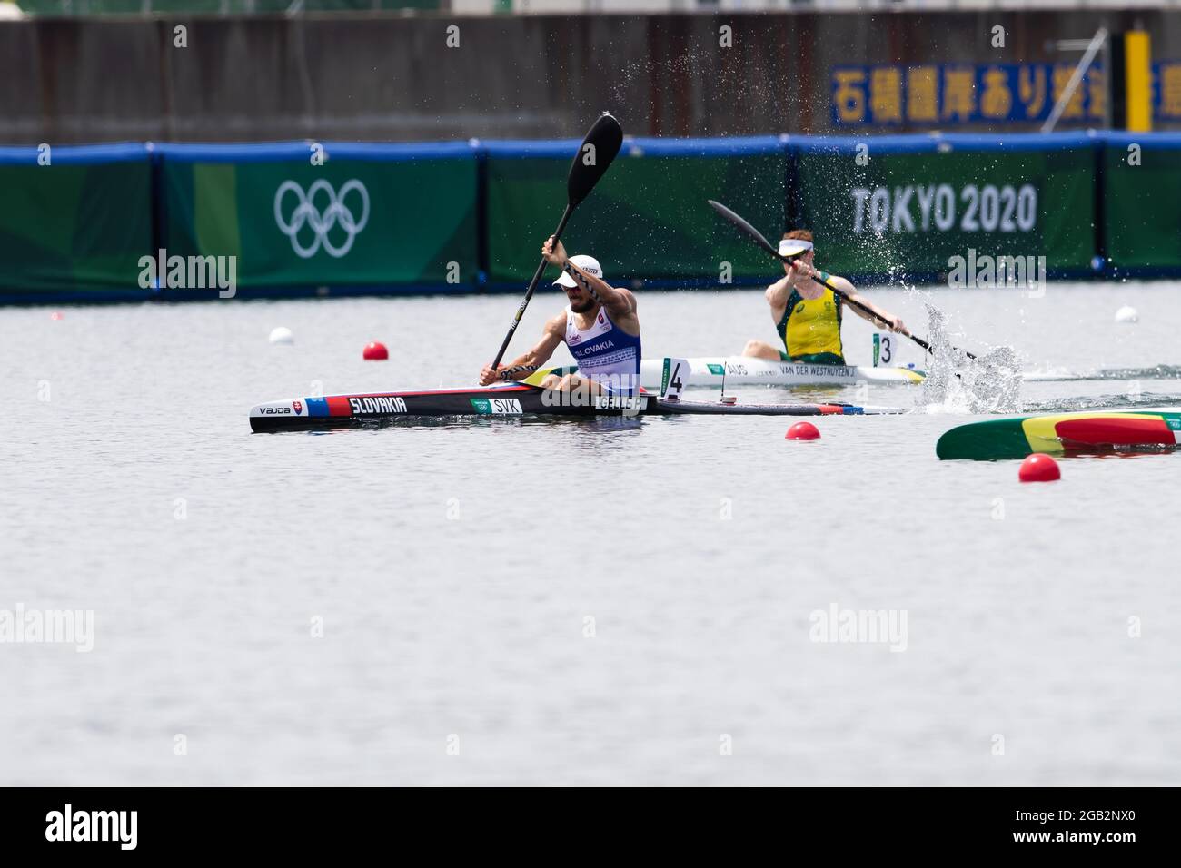 Tokyo, Japan. August 02, 2021 Peter Gelle (227) of Slovakia in Men's