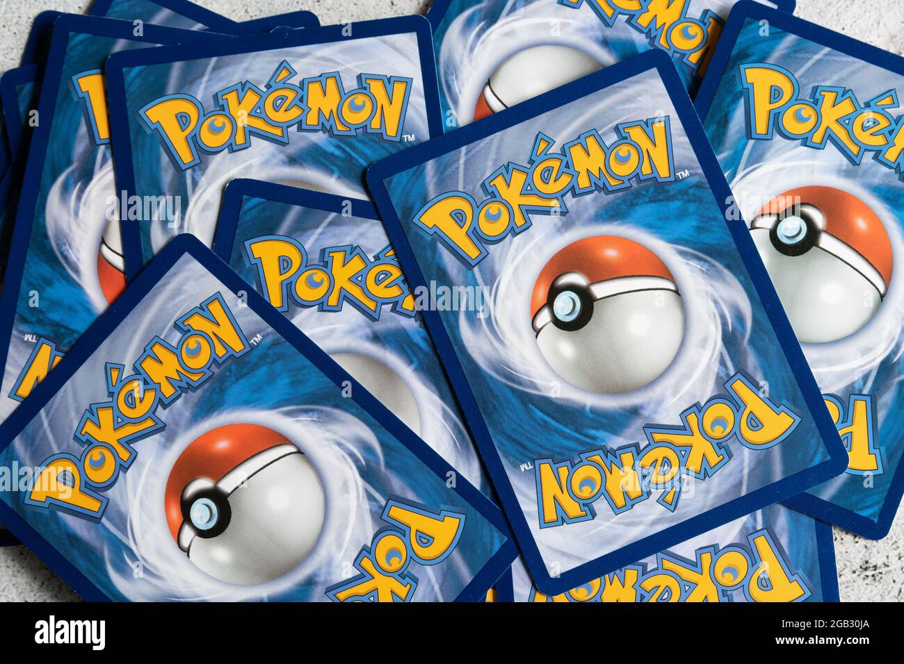 Pokemon trading card game Stock Photo - Alamy