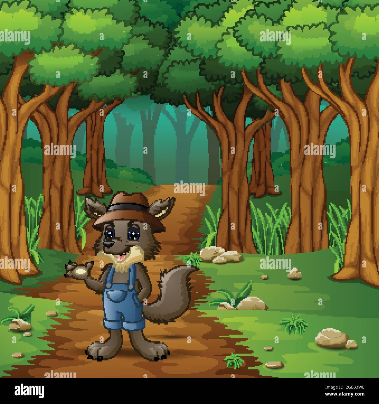 Mr Wolf Clip Art