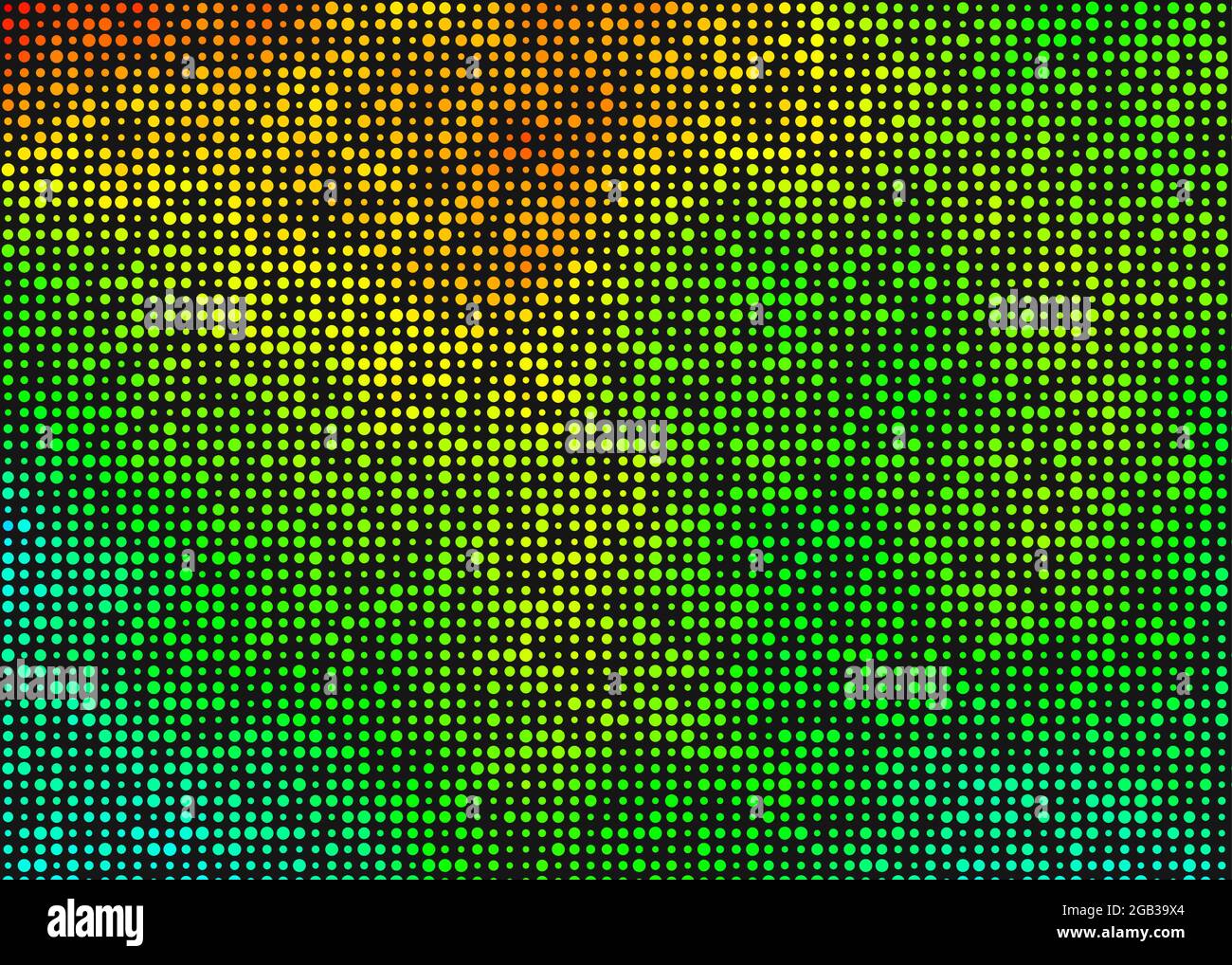 Abstract Geometrical color pixel generative art illustration Stock ...