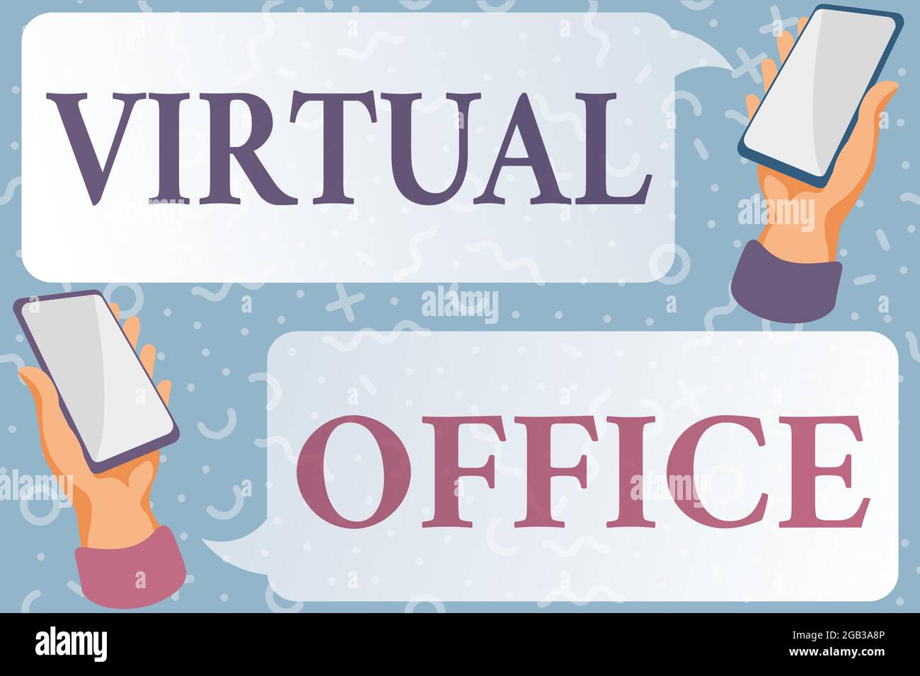 Conceptual display Virtual Office. Word for operational domain of any business or organization virtually Abstract Typing Scientific Articles, Creating Stock Photo