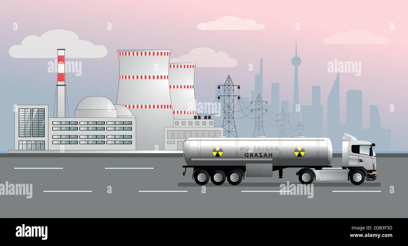 Transportation of liquid radioactive waste from nuclear power plants