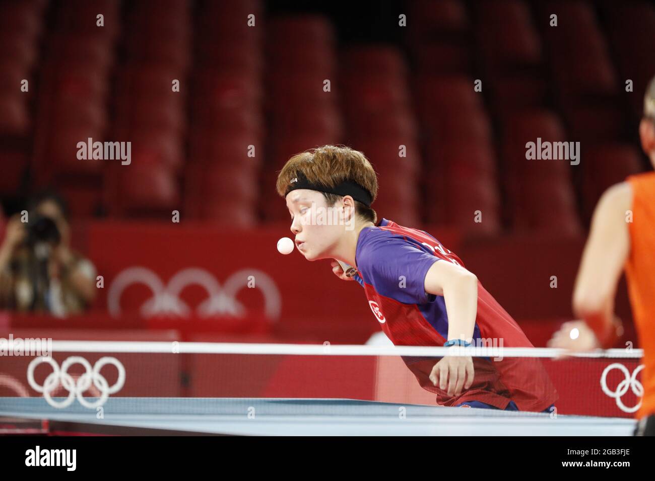 TokyoJapan August 2, 2021, Tokyo2020 Olympic Games, table tennis at