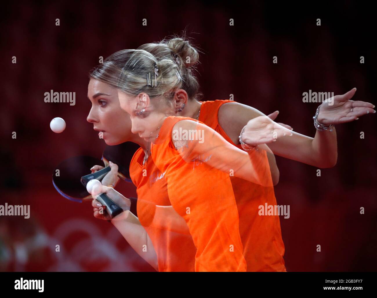 TokyoJapan August 2, 2021, Tokyo2020 Olympic Games, table tennis at