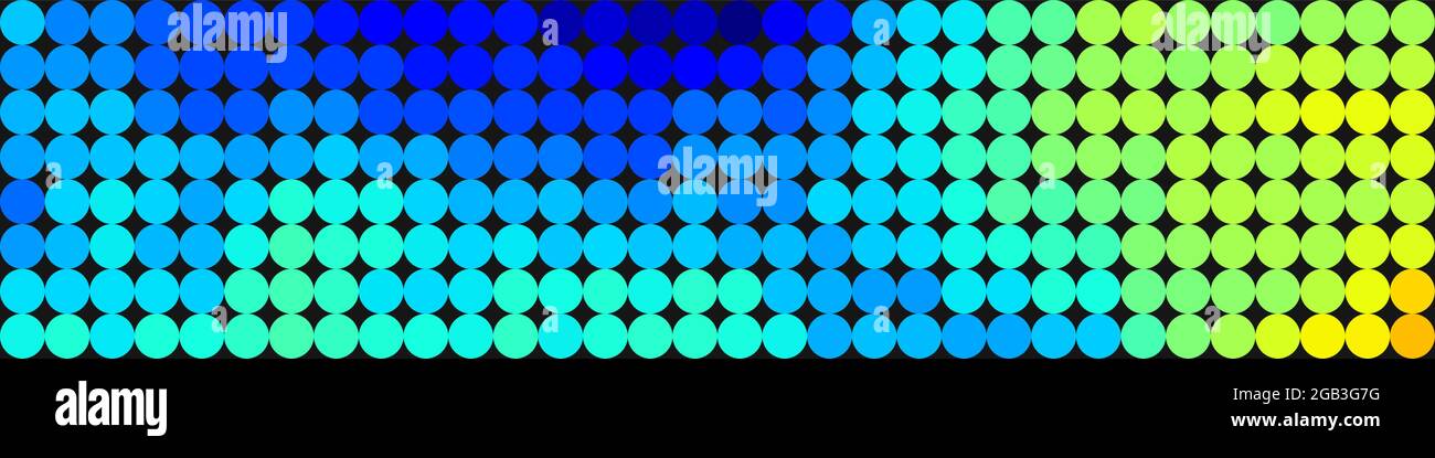 Abstract Geometrical color pixel generative art illustration Stock ...