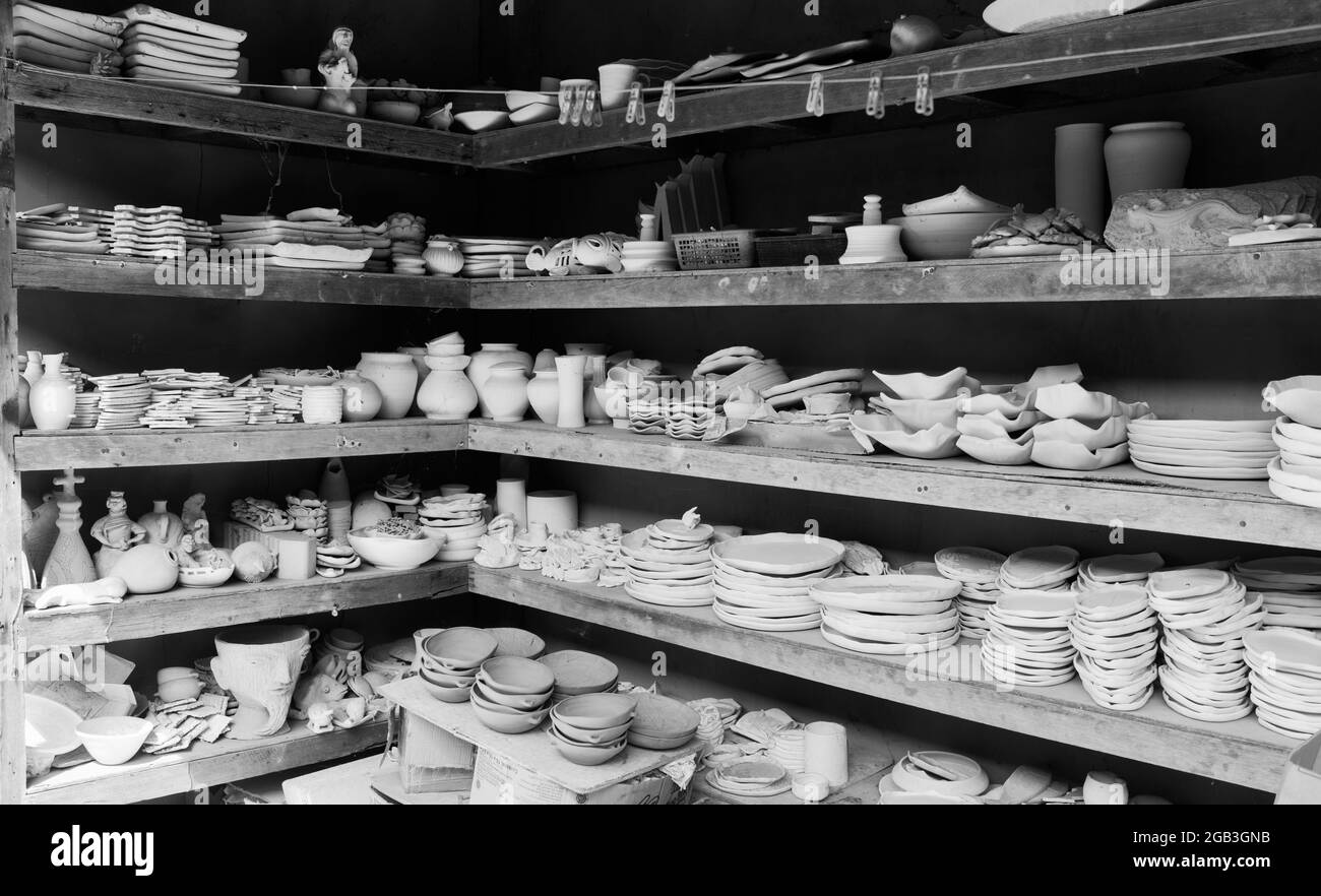 Pottery kiln Black and White Stock Photos & Images Alamy