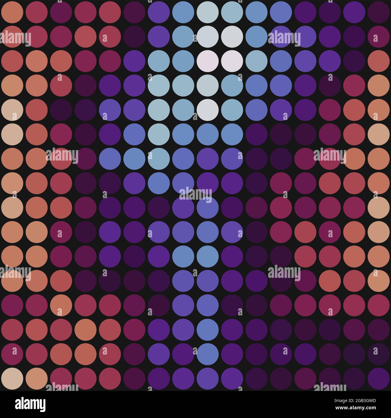 Abstract Geometrical color pixel generative art illustration Stock ...