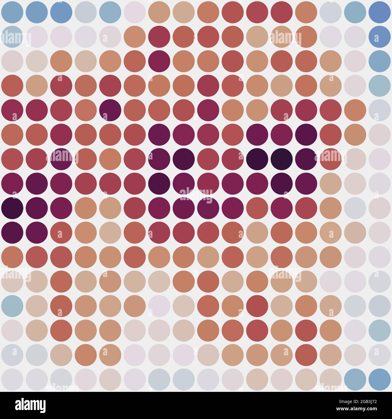 Abstract Geometrical color pixel generative art illustration Stock ...