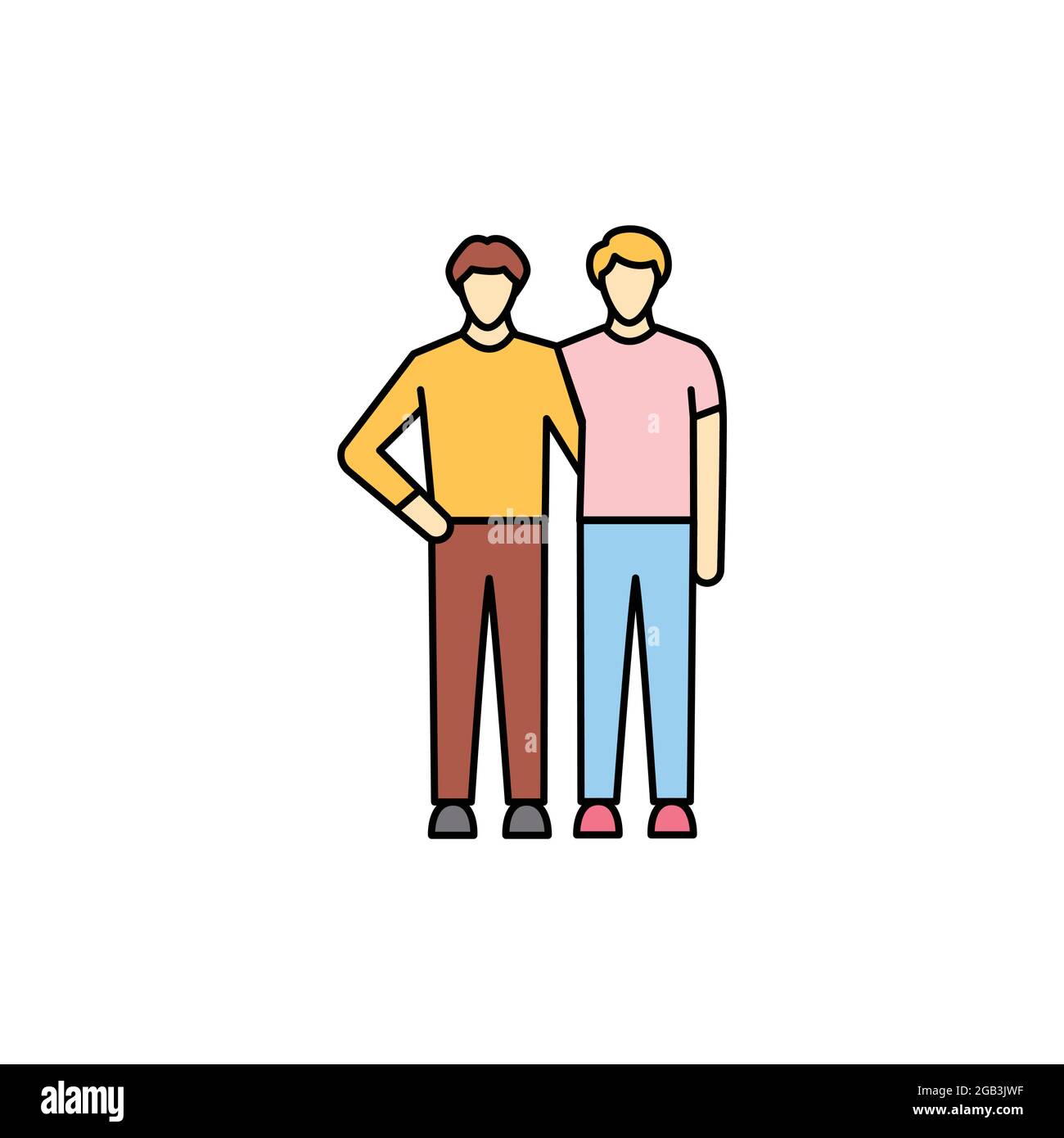 Olor couple Stock Vector Images - Alamy